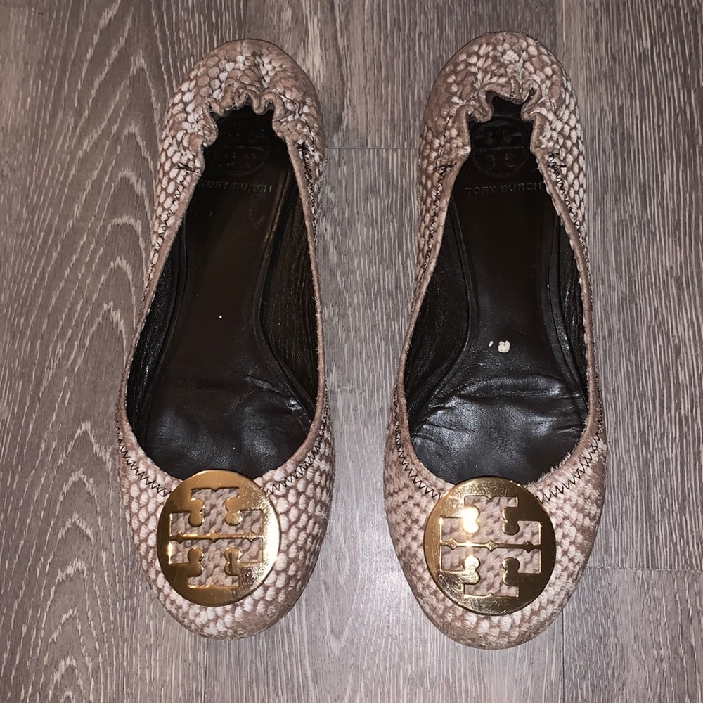 Animal Print Women’s 9 Tory Burch Flats